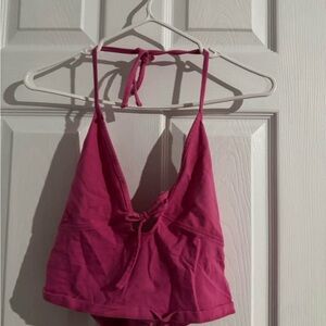 Pink Halter Top